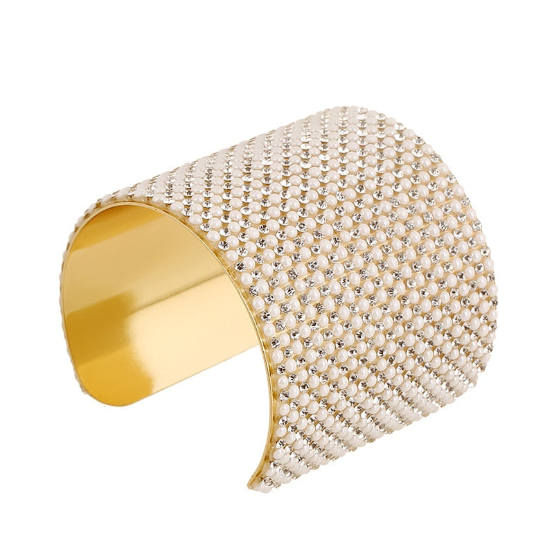 European Classic Fashion Women 18K Pearl Bracelet Creative Design Wedding Engagement Jewelry Exquisite Gift Accessory