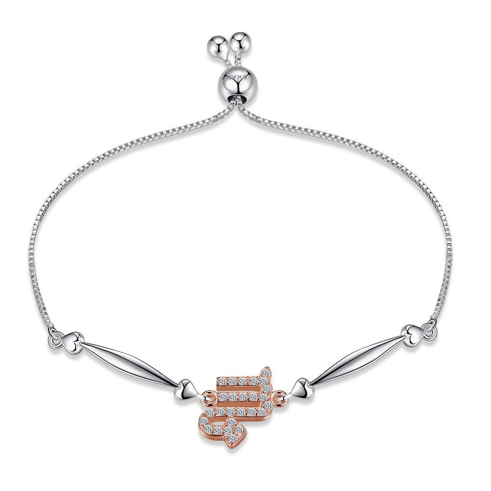 European S925 Silver Bracelet for woman Romantic Twelve constellations Adjustable length Hand Decorate girl friend gift jewelry