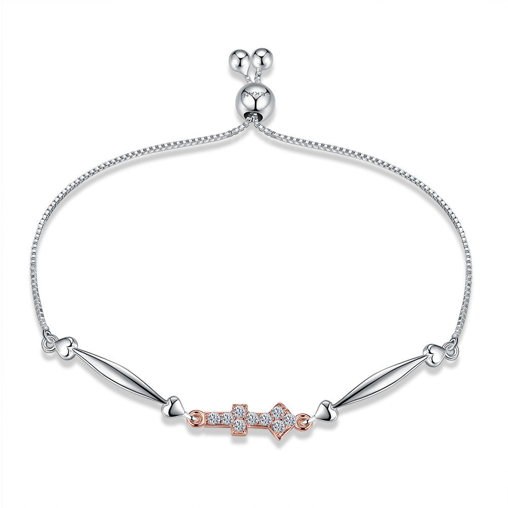 European S925 Silver Bracelet for woman Romantic Twelve constellations Adjustable length Hand Decorate girl friend gift jewelry