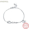 European S925 Silver Bracelet for woman romantic Letter Dream charm Dragonfly High-end Ornaments fine Jewelry