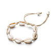 European and American Shell Necklace with Alloy Natural Shell Hand-Knotted Necklace for Female Party Gifts