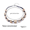 European and American Shell Necklace with Alloy Natural Shell Hand-Knotted Necklace for Female Party Gifts