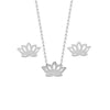 European and American Simple Popular Flower Lotus Lotus Necklace Set Flower Necklace