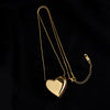 European and American Hip Hop Simple Metal Peach Heart Pendant Titanium Steel Necklace Girl's Sexy Clavicle Chain For Woman 2022