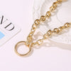 European and American Selling Jewelry Accessories Female Creative Simple Circle Chain Necklace Girls Punk Choker Necklaces