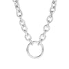 European and American Selling Jewelry Accessories Female Creative Simple Circle Chain Necklace Girls Punk Choker Necklaces