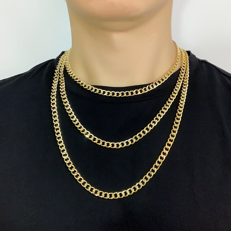 European and American INS Cold Wind Personality Hiphop Men Hip-Hop Collarbone Chain