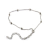 European and American multi-storey street ssexy necklace set with peach pearl pendant necklace