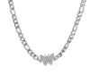 European and American style rhinestone butterfly choker light  niche thin clavicle necklace gift