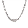 European and American style rhinestone butterfly choker light  niche thin clavicle necklace gift