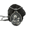 European and American style God Pendant Christian Necklace Vintage Virgin Mary Embracing Baby Jesus Commemorative Medal