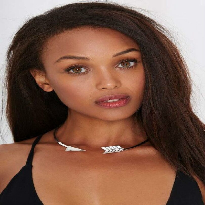 European jewelry punk retro alloy necklace colorful exaggerated necklace collar female elegant large necklace low price