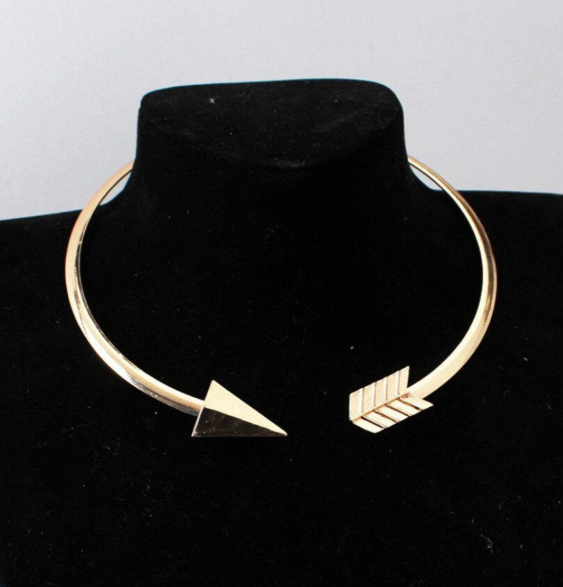 European jewelry punk retro alloy necklace colorful exaggerated necklace collar female elegant large necklace low price