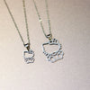Everfast 1pc  Stainless Steel Necklace,Cute Hollowed Kitty Cat Pendant Kids Girls Chokers Statement Necklace Lucky Girl