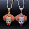 Evil Clown Back To Soul Mask Necklace for Ladies Punk Hip Hop Party Club Jewelry Accessories 2022 Necklace Trend