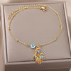 Evil Eye Anklets for Women Stainless Steel Boho Anklet Summer Charm Ankle Bracelet Lucky Amulet Jewelry Beach Accessoires Femme