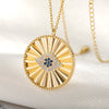 Evil Eye Necklace For Women Men Gold Color Blue CZ Pendant Necklaces Charm Goth Crystal Jewelry Birthday Gift collier femme