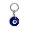 Evil Eye Necklace Keychain, Blue Eye Charm 30mm, Greek Mati, Hamsa, Nazar, Men Evil Eye Jewelry, Greek Leather Pendant Necklaces