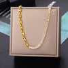 Evil Eye Necklace for Women Stainless Steel Gold Color Feather Pendants Necklaces 2023 Trend Aesthetic Jewelry collares