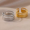 Evil Eye Rings for Women Men Open Adjustable Stainless Steel Ring 2023 Trend Lucky Aesthetic Wedding Jewelry anillos mujer