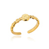 Evil Eye Rings for Women Men Open Adjustable Stainless Steel Ring 2023 Trend Lucky Aesthetic Wedding Jewelry anillos mujer
