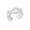 Evil Eye Rings for Women Men Open Adjustable Stainless Steel Ring 2023 Trend Lucky Aesthetic Wedding Jewelry anillos mujer