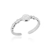 Evil Eye Rings for Women Men Open Adjustable Stainless Steel Ring 2023 Trend Lucky Aesthetic Wedding Jewelry anillos mujer