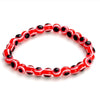 Evil eye 2021  4 6 8mm Blue Resin Beads Beaded Bracelet Turkish style Charm Blue eye Bead Bracelet For Women EY4779