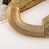 Exaggerated Bold Water Pipe Thread Alternative Necklace Collar Statement Choker Women Indian Ethnic Vintage Chokers for Female