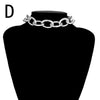 Exaggerated Heavy Metal Thick Chain Choker Necklace Women Jewelry Personalize Statement Female Chocker Gift Accessories
