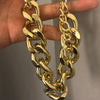 Exaggerated Heavy Metal Thick Chain Choker Necklace Women Jewelry Personalize Statement Female Chocker Gift Accessories