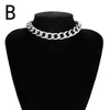 Exaggerated Heavy Metal Thick Chain Choker Necklace Women Jewelry Personalize Statement Female Chocker Gift Accessories