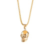 Exaggerated Personality Skull Necklace Men's Stainless Steel Necklace Jewelry подвеска