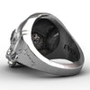 Exaggerated Skull Ring Men's Gothic Personality Punk Ring Metal Accessories Party Jewelry Size 7-13
