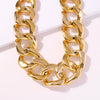 Exaggerated Thick Chain Necklace Punk Style Hip Hop Metal Large Necklace for Women Party Goth Jewelry Necklace 2021 Jewelry