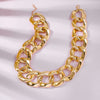 Exaggerated Thick Chain Necklace Punk Style Hip Hop Metal Large Necklace for Women Party Goth Jewelry Necklace 2021 Jewelry