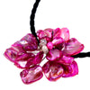 Exclusive Pink Baroque Shell Flower Necklace Jewelry Sell