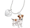 Exquisite Dog Necklace Pendant Jack Russell Terrier Gift Valentine&#39;s Day Gift Leisure Travel Jewelry Accessories
