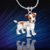 Exquisite Dog Necklace Pendant Jack Russell Terrier Gift Valentine&#39;s Day Gift Leisure Travel Jewelry Accessories