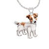 Exquisite Dog Necklace Pendant Jack Russell Terrier Gift Valentine&#39;s Day Gift Leisure Travel Jewelry Accessories