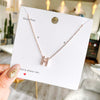 Exquisite Ladies Necklace 2021 Letter H Copper Pendant Miasol Brand Gift Elegant Jewelry For Rose Gold Girlfriend