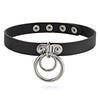 Exquisite Necklace Adjustable Sexy PU Leather Collar Neck Lock Unique SM Restraint Bondage Sex Toy Punk Gothic Jewelry DX628