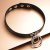 Exquisite Necklace Adjustable Sexy PU Leather Collar Neck Lock Unique SM Restraint Bondage Sex Toy Punk Gothic Jewelry DX628