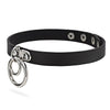 Exquisite Necklace Adjustable Sexy PU Leather Collar Neck Lock Unique SM Restraint Bondage Sex Toy Punk Gothic Jewelry DX628