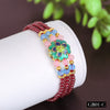 Exquisite garnet bracelet for women Three chains of garnet jewelry for bracelets