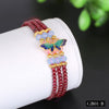 Exquisite garnet bracelet for women Three chains of garnet jewelry for bracelets