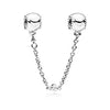 Exquisite inlaid solid starry Silver 925 safety chain