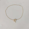 Exquisite simple gold color chain necklace star shape spiral buckle pendant short women collier stainless steel цепь man