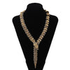 Extra Long Snake Scarf Necklace Collar Chocker Vintage Gypsy Ethnic Statement Necklace Maxi Jewelry for Women Gift