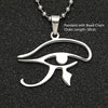 Eye Of Horus Necklace Wedjat Eye Amulet Ancient Egyptian Religion Symbol Silver Color Pendant Stainless Steel Jewelry